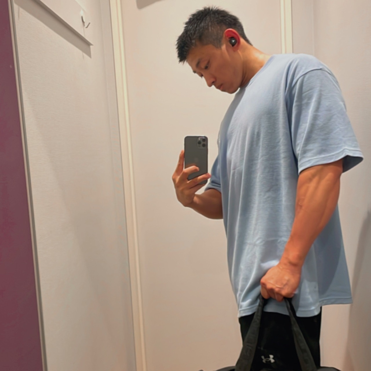 BIG SILHOUETTE T-SHIRT [ACIDBLUE]