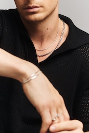 【1mm snake chain necklace】 / SILVER