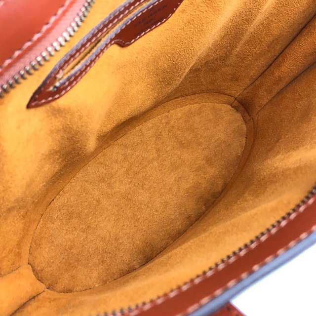 LOUIS VUITTON ルイヴィトン エピ ハンドバッグ ブラウン レザー サンジャック M52273 vintage ヴィンテージ オールド pbbmcr