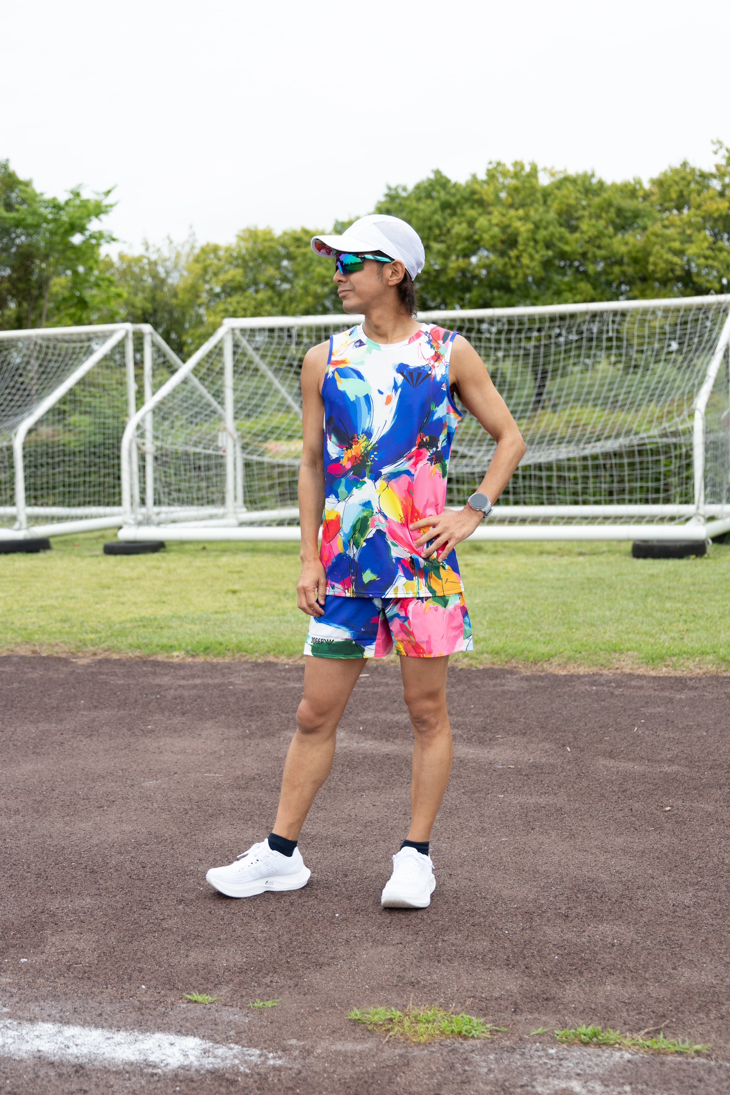 JINGER】メンズ ノースリーブシャツ【JM-6033/WHT】 | JINGER