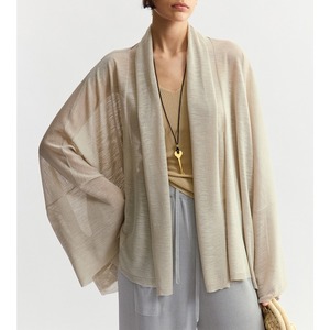 sheer loose cardigan　102889