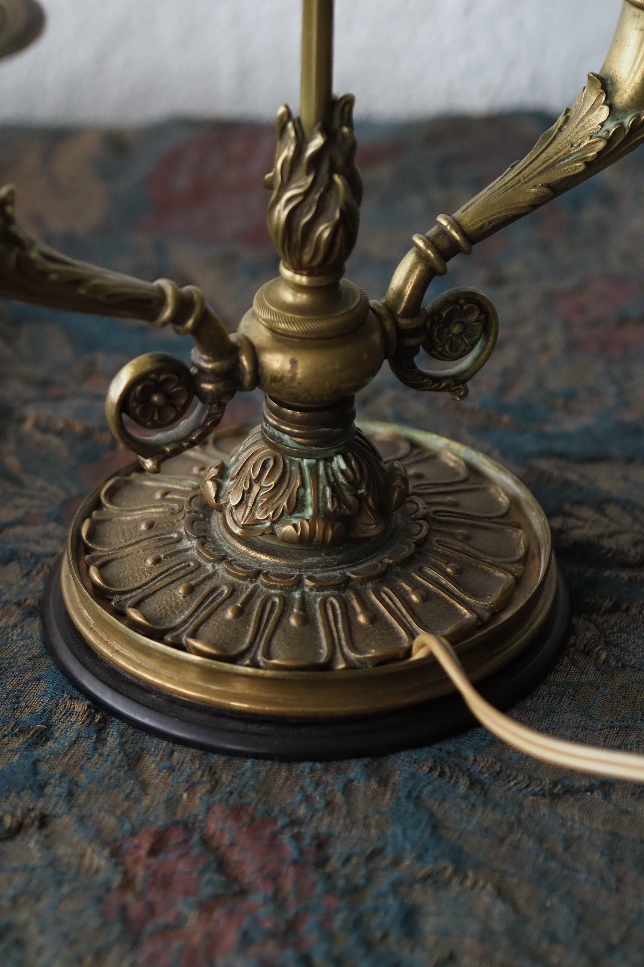 フランス ブイヨットランプ-antique french stand lamp | アンティーク