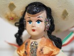 イタリア　大きな帽子　おさげの民族衣装ドール 画像6