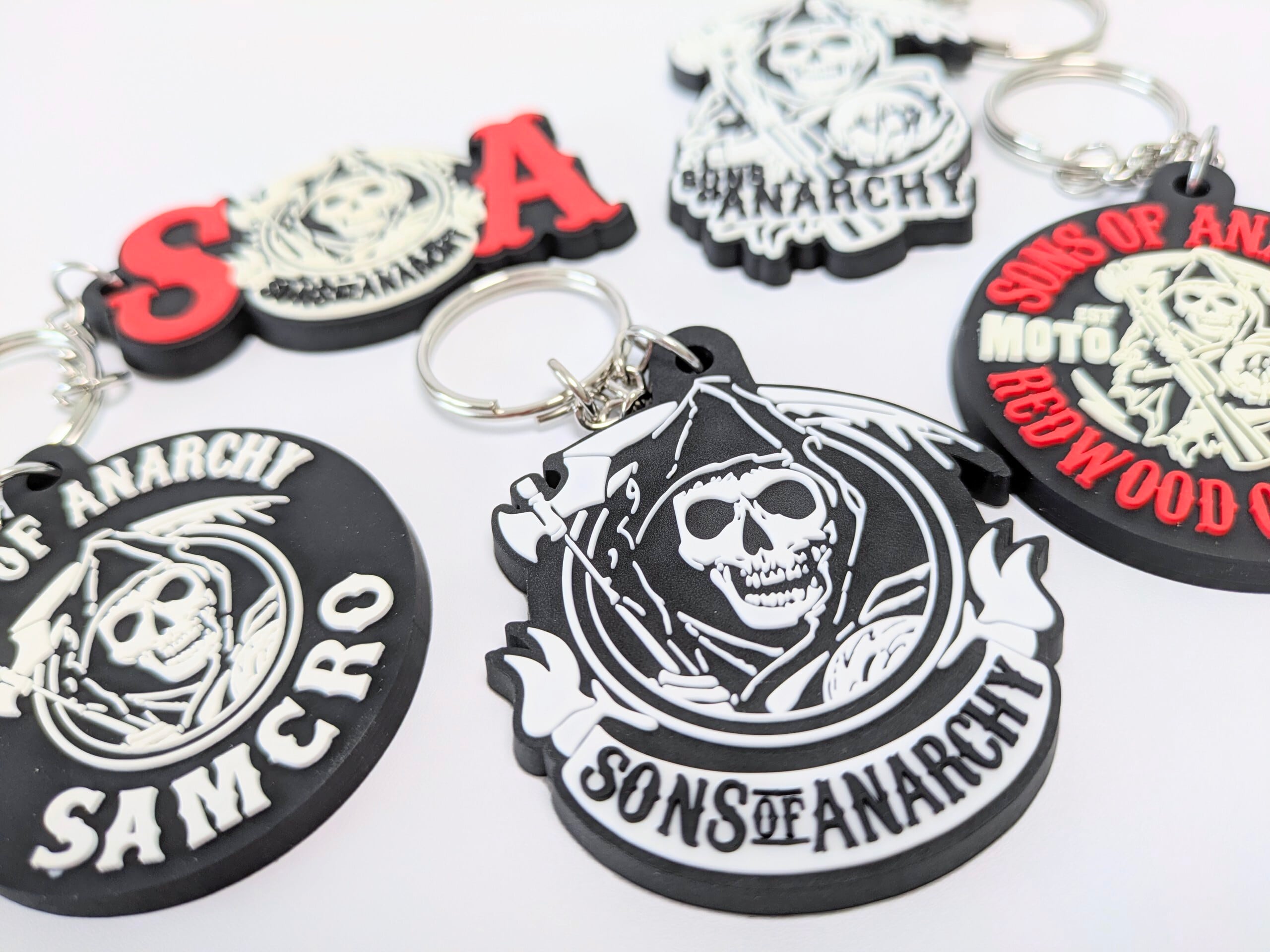再入荷 !送料無料! ★ラバーキーホルダー★〘5308〙 【 Sons of Anarchy ( サンズオブアナーキー ) 】サムクロ 〚アメリカン雑貨 アメトイ〛