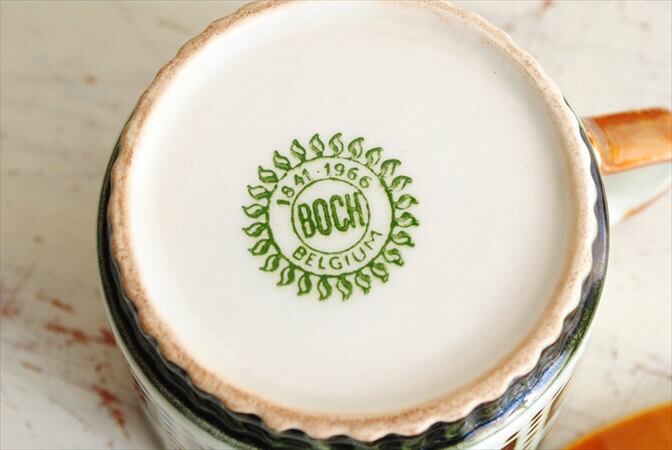 ボッホ　Boch アンティーク　カップ&ソーサー6点＋ポット1点セット ボッホBoch アンティークカップ&ソーサー6点＋ポット1点セット