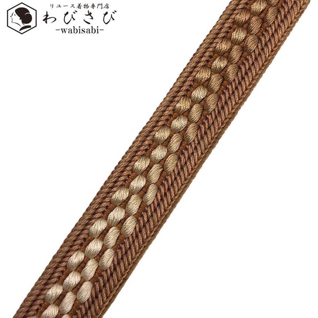 袋帯 美しい華柄模様 鳳凰 花唐草 O-2829 | リユース着物わびさび 