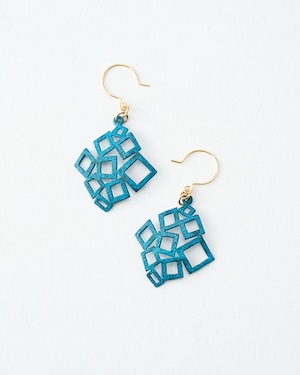 m_pierced earrings "square"