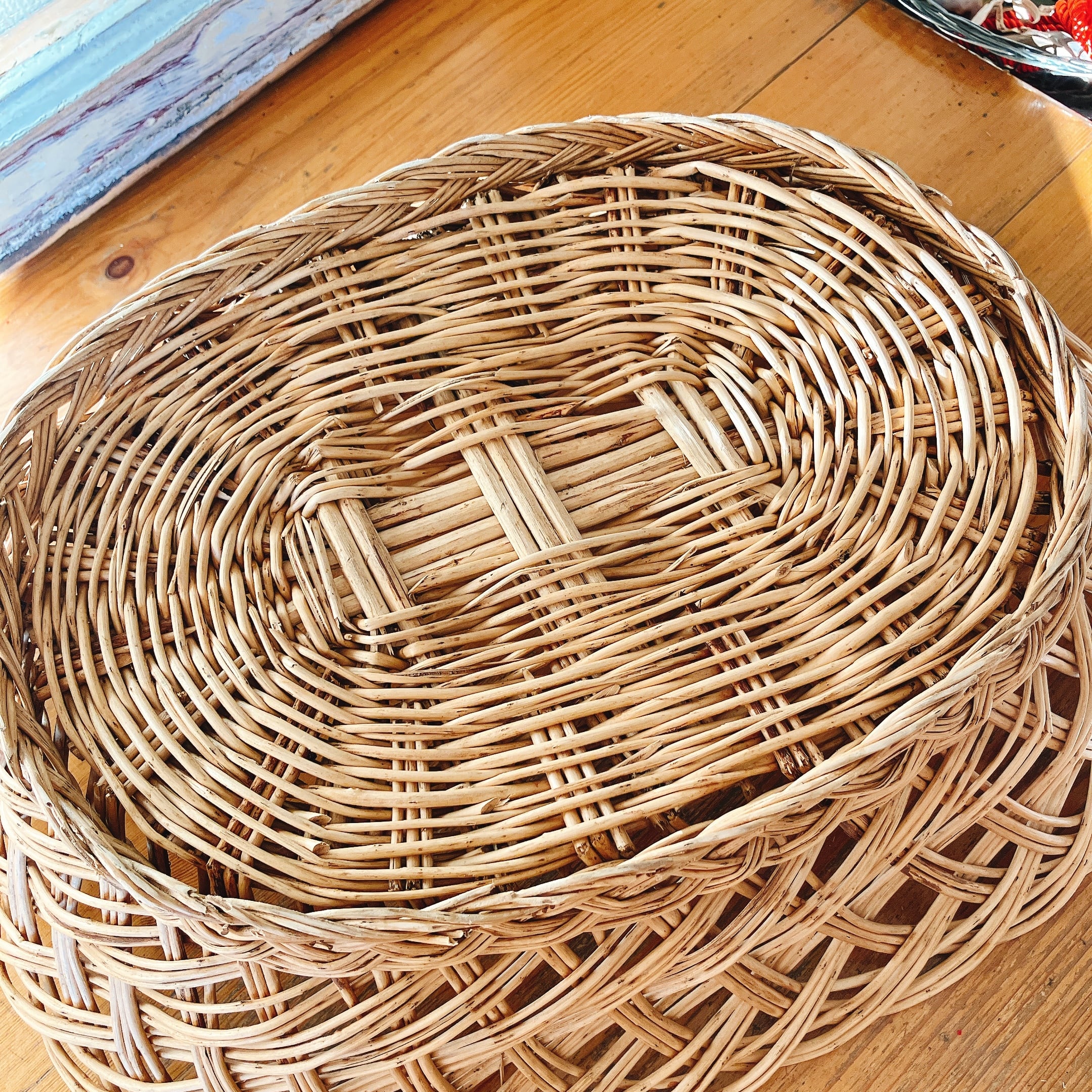 可愛い浅めパニエ フランスブロカント 可愛い浅めパニエ フランスブロカント | gc.brocante