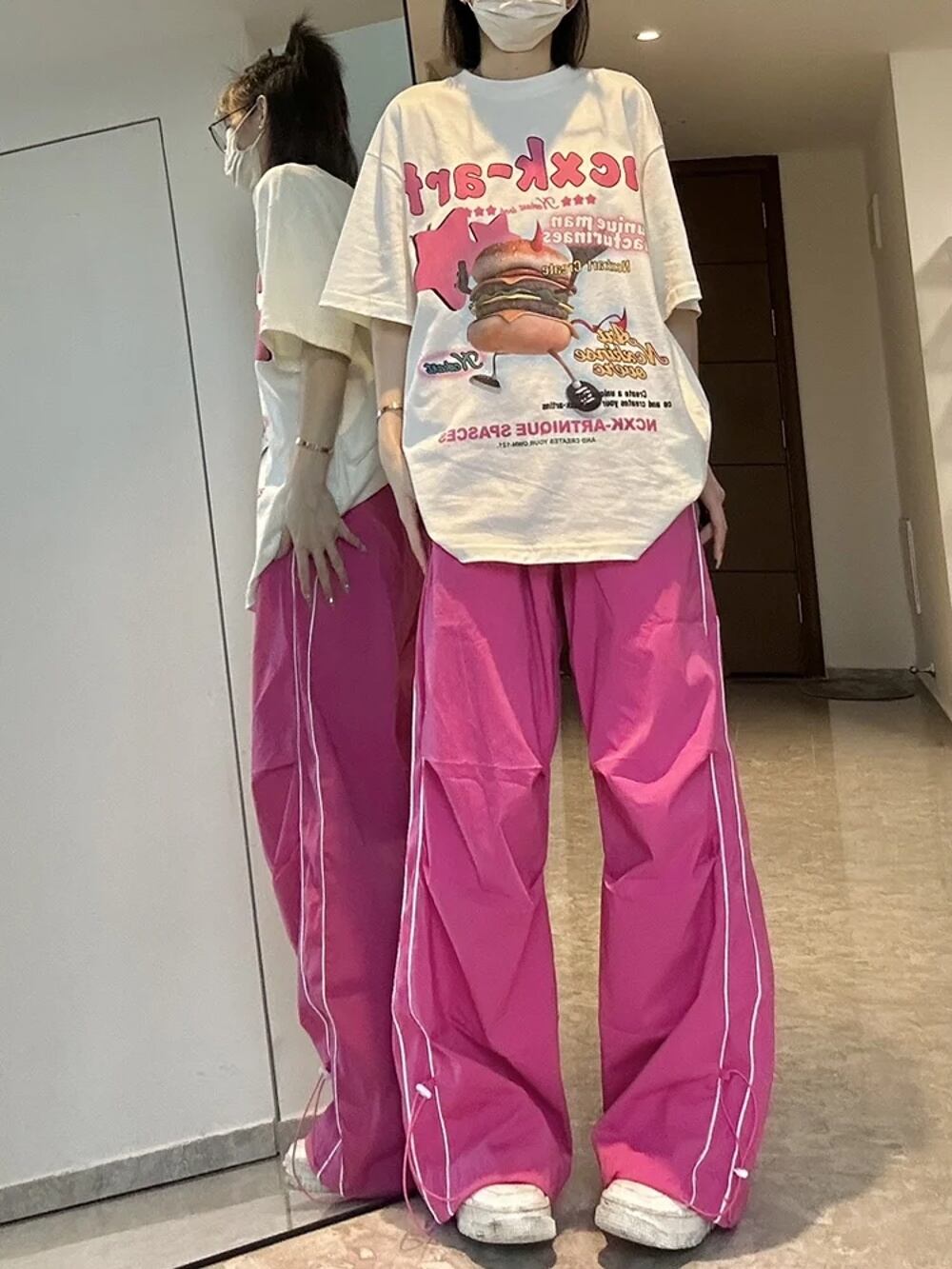 レディースヒップホップy2kピンクトラックパンツ,特大ストリートウェア,ワイドレッグスウェットパンツ,原宿,速乾性スポーツパンツ トレーナー y2k T240909163444_04 | Pay ID レディースヒップホップy2kピンクトラックパンツ,特大ストリートウェア,ワイドレッグスウェットパンツ,原宿,速乾性スポーツパンツ トレーナー y2k T240909163444_04 | Pay ID