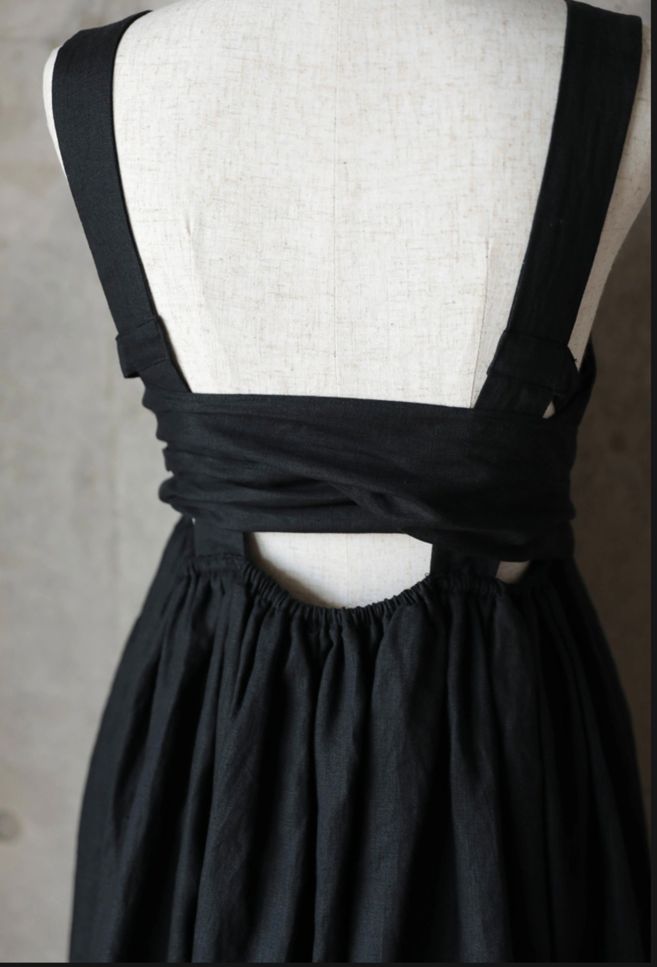 NT naokotakai リネンワンピース BLACK | FLICKA ASHIYA