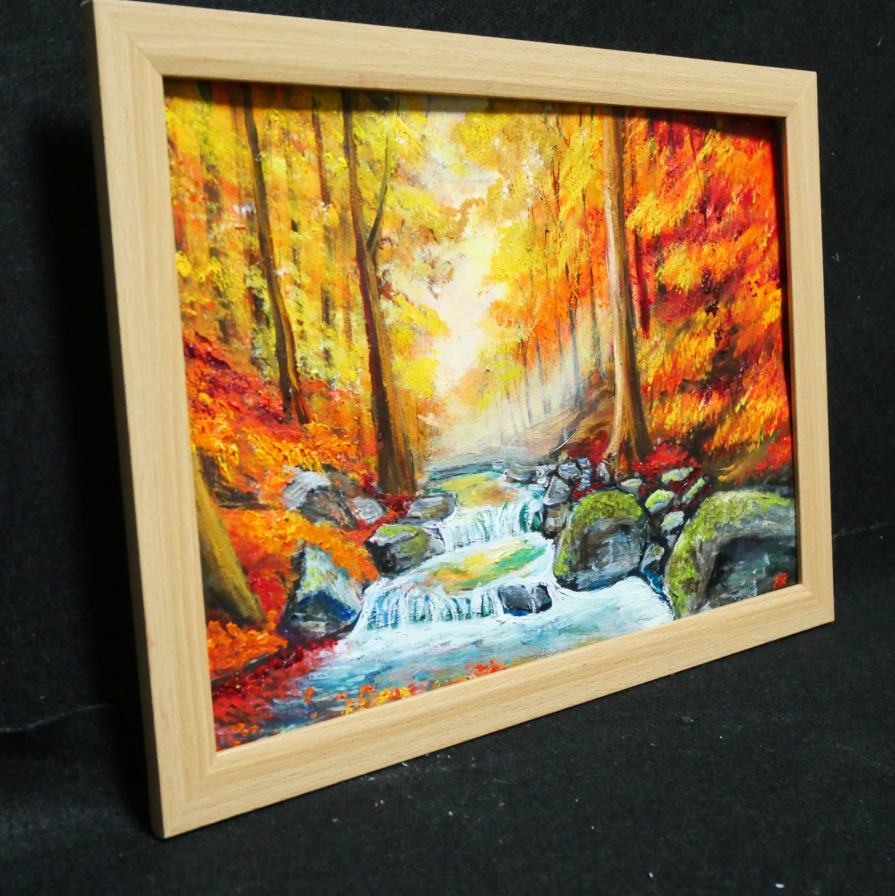 油絵 絵画 【紅葉川渓谷】 | HIROSHI1990 油絵 絵画 【紅葉川渓谷】 | HIROSHI1990