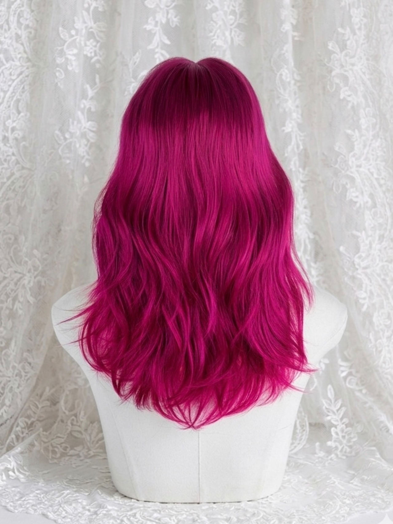 Basic - Cherry Pink Curly Wig【商品番号 1059】
