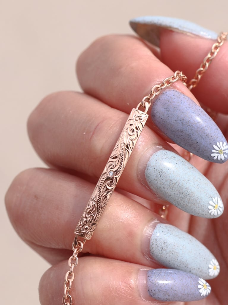 シンプルバーブレスレット M/L《名入れ刻印無料》