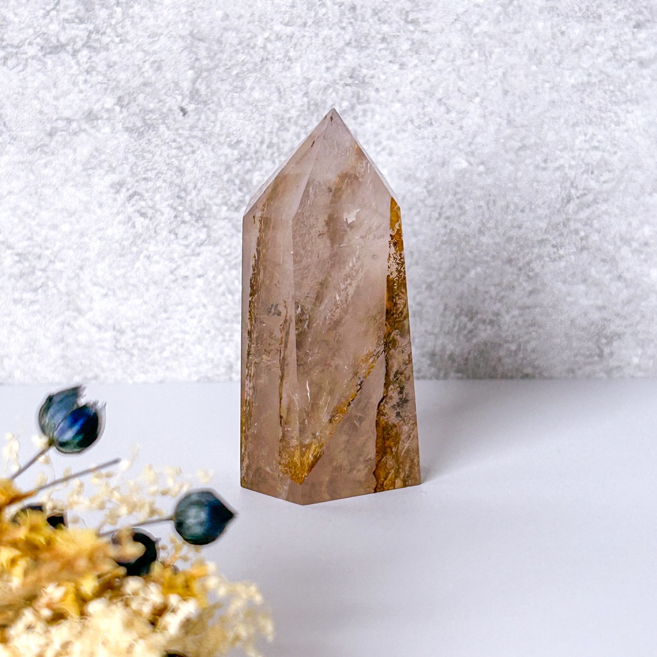 ゴールデンヒーラー・デンドリティッククォーツ タワー * Dendritic Golden Healer * 天然石