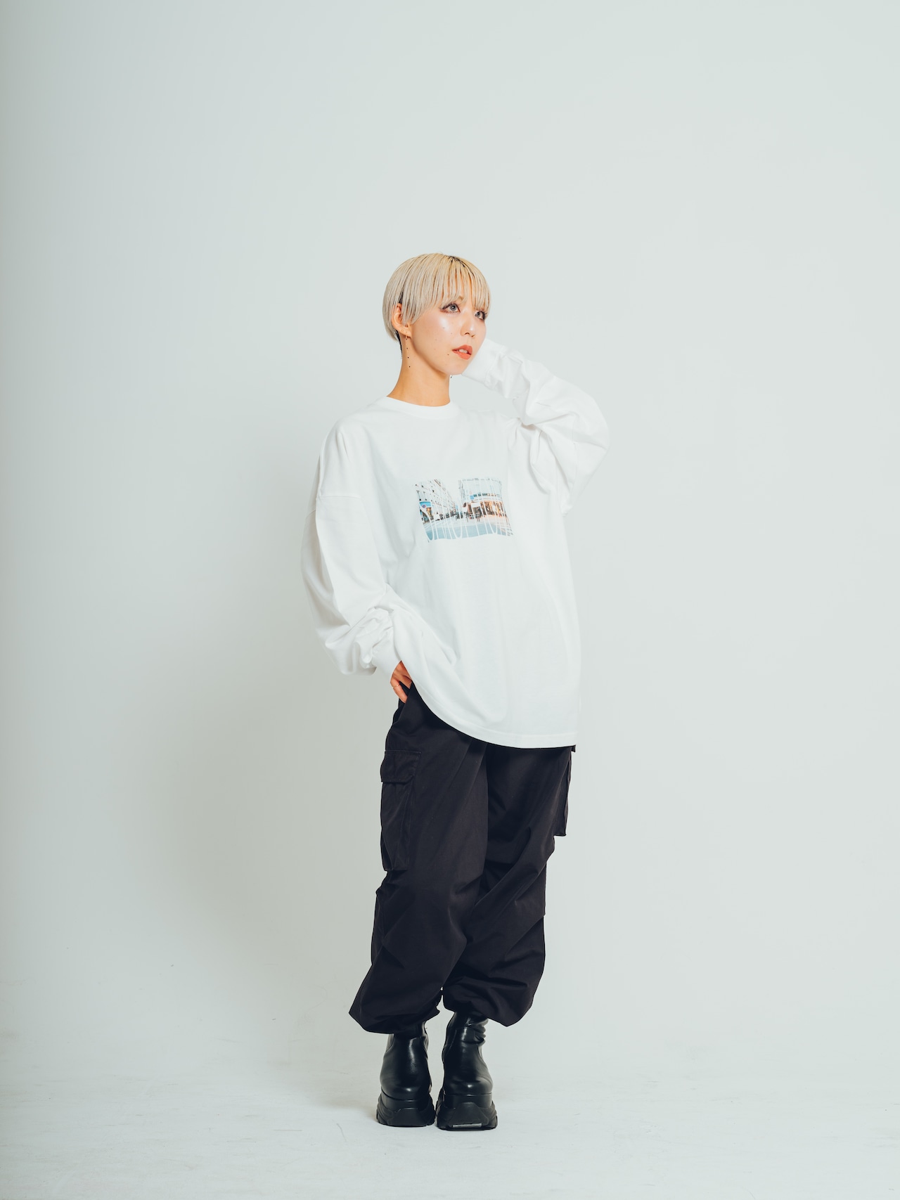 EURO PHOTO LONG SLEEVE T【SAXOPHONE】