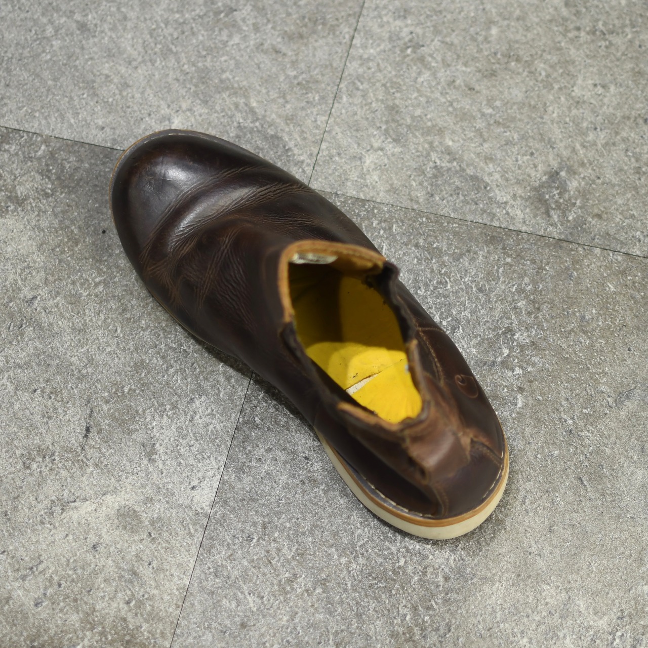 Carhartt side gore leather boots brown