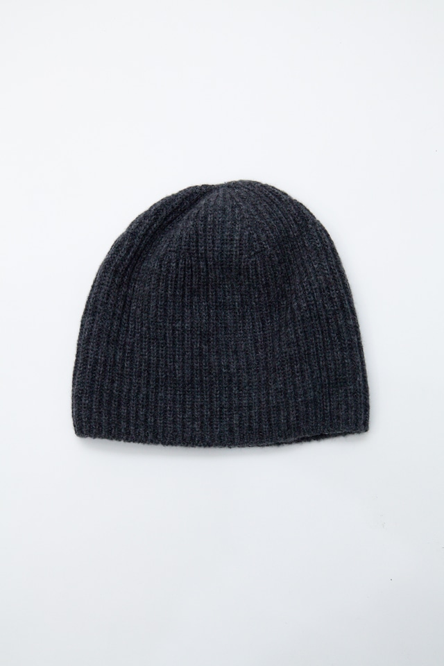 Cashmere Knit Cap - Charcoal