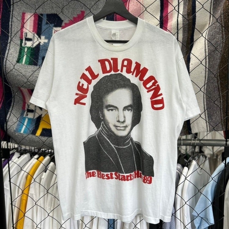 ニール・ダイアモンド　USA製 　Tシャツ　ツアーTシャツ　90s