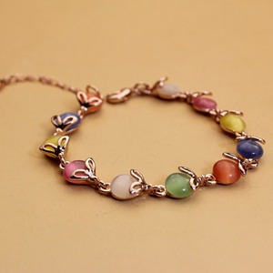 キャッツアイブレスレット 4type W10231