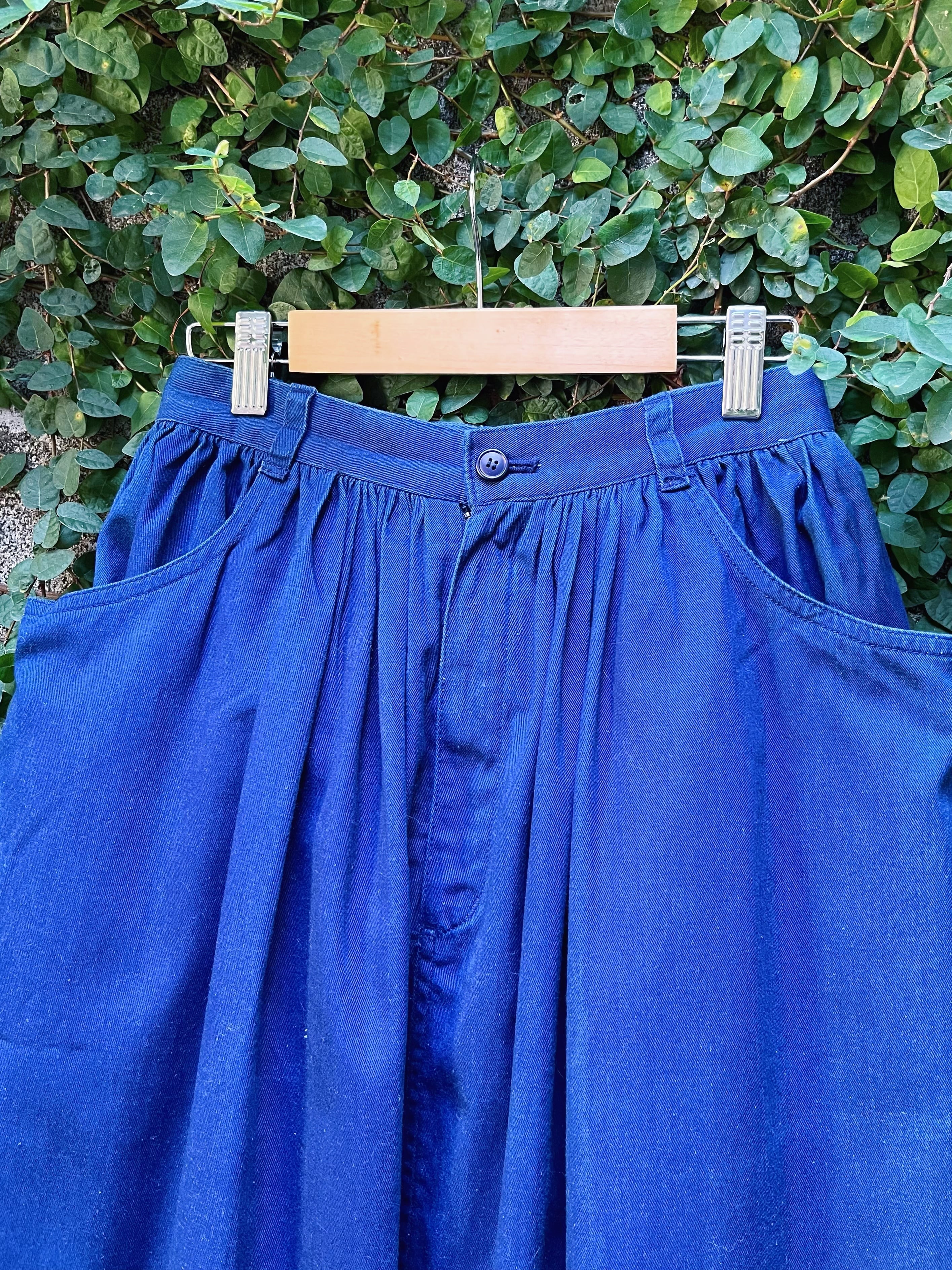remake ✂︎ flower picking back pocket skirt