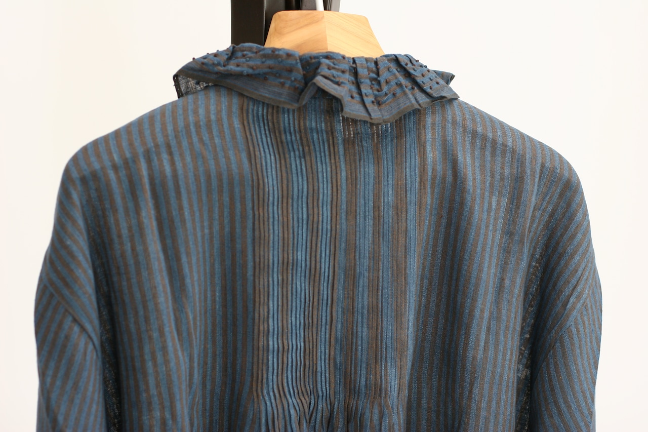 【BUNON】Embroidery Frill Blouse(BN2685)
