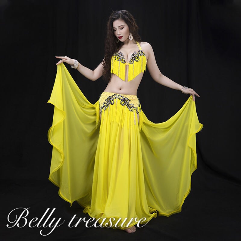 オーダーメイド ベリーダンス舞台衣装 ブラ、スカート 2セット CCZW YC059 202206