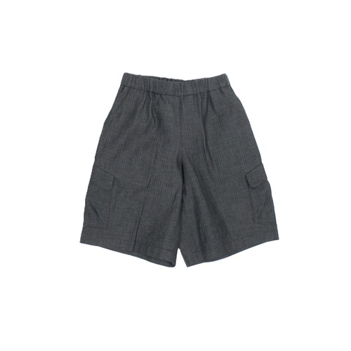 MOUN TEN.(マウンテン)/ herringbone denim midi cargo / slategray / 110,125,140