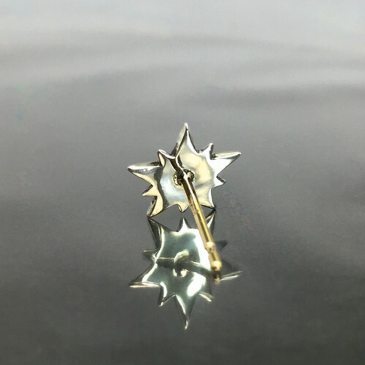 10P STAR STUD with SAPPHIRE / 10ピークス スターピアス・サファイア