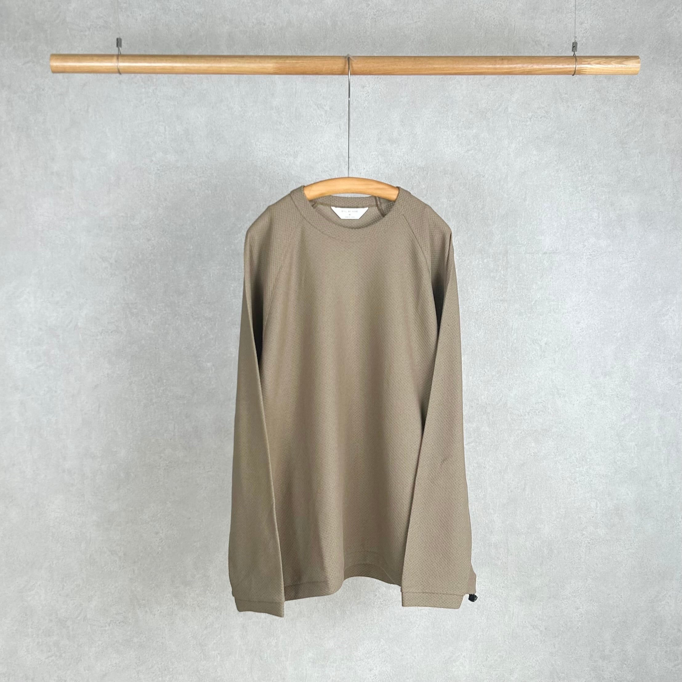 STILL BY HAND スティルバイハンド モスステッチロングスリーブ 26SS》【STILL BY HAND】MOSS STITCH LONG SLEEVE スティルバイハンド