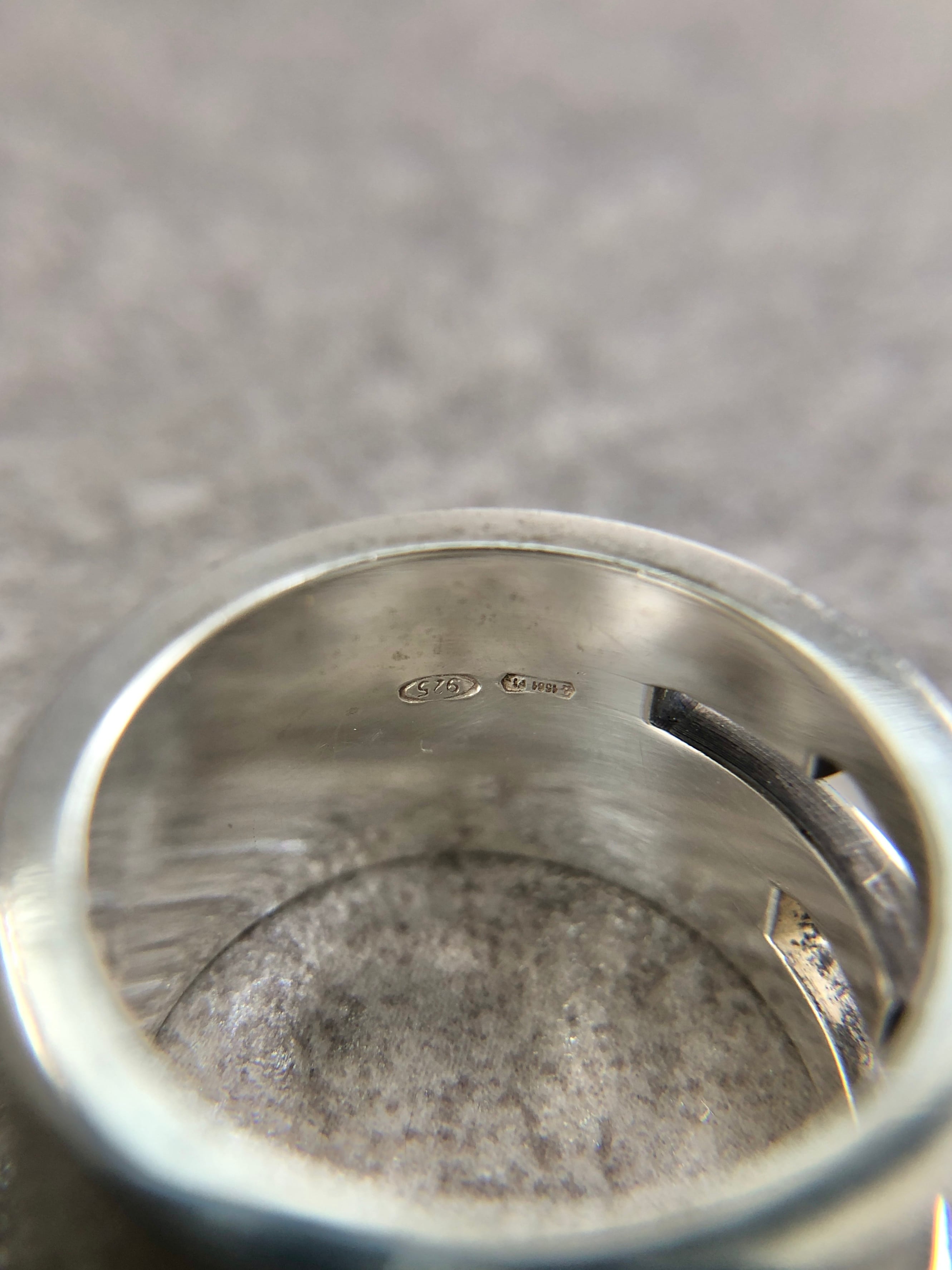 GUCCI グッチ リング シルバー Gロゴ 925 指輪 13号 vintage
