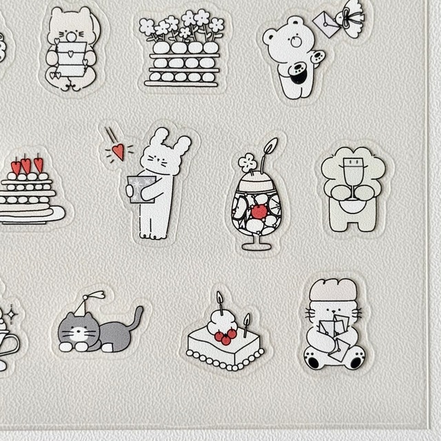 ★新作予約 papeterie.atelier 〔PAPE 5周年ステッカー〕