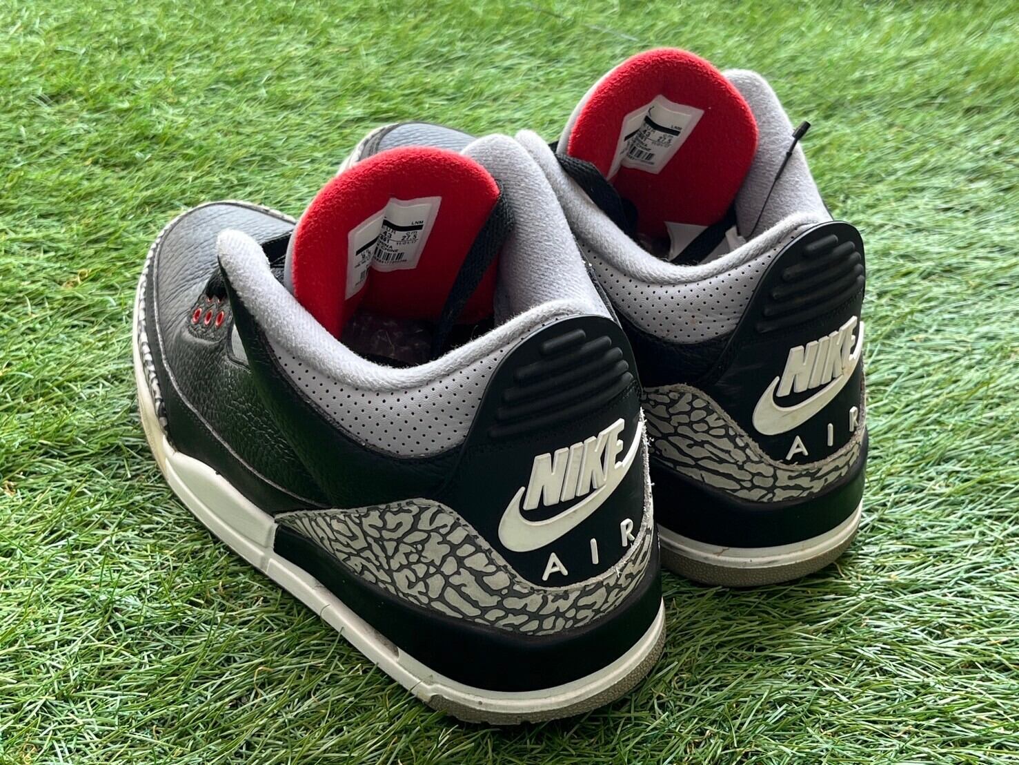 NIKE AIR JORDAN 3 RETRO OG BLACK CEMENT 854262-001 27.5cm 33188 