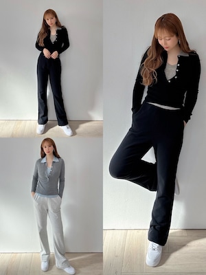 上質 美脚スウェットパンツ　¥9,000+tax