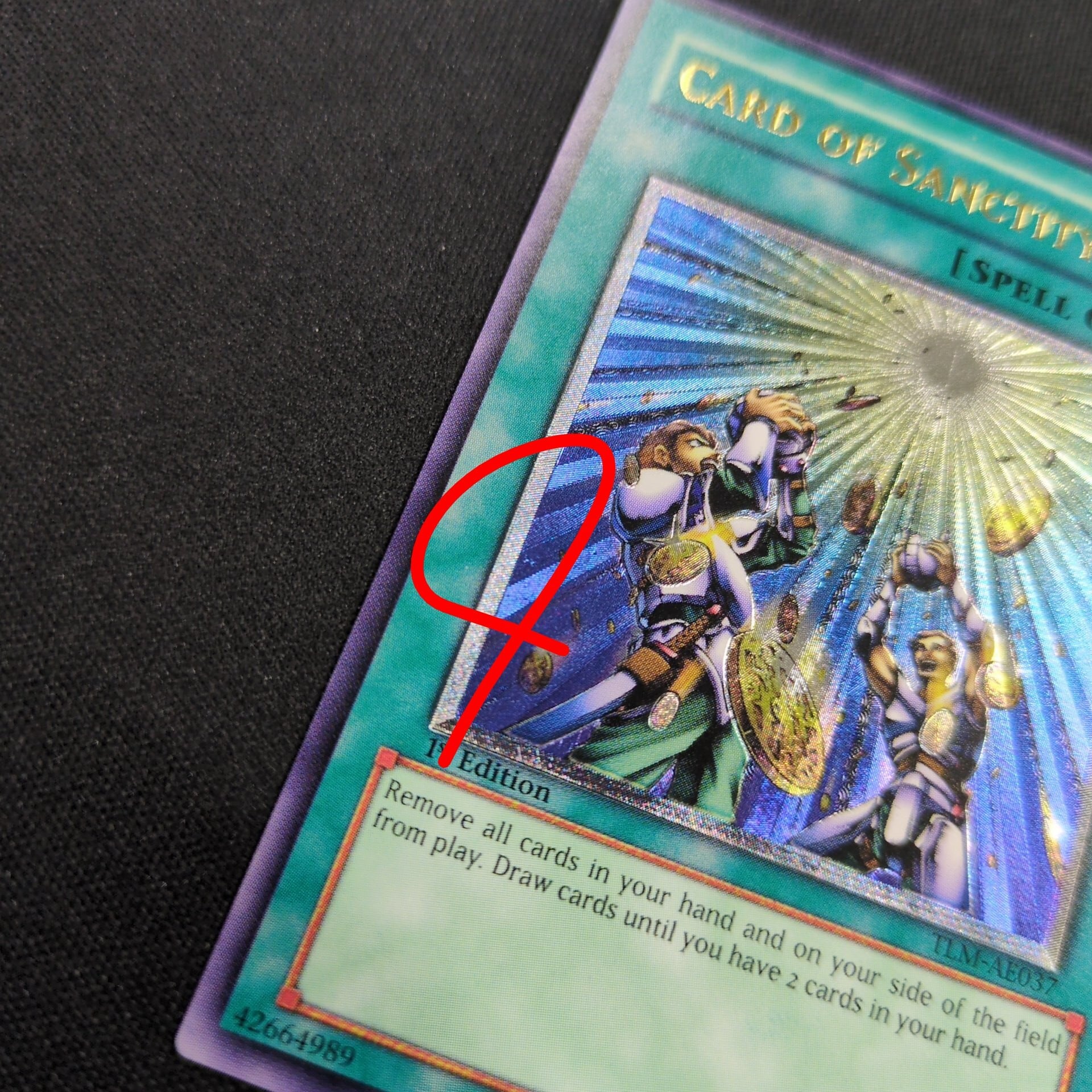 遊戯王 アジア版 天よりの宝札 レリーフ アルティメット TLM-AE037