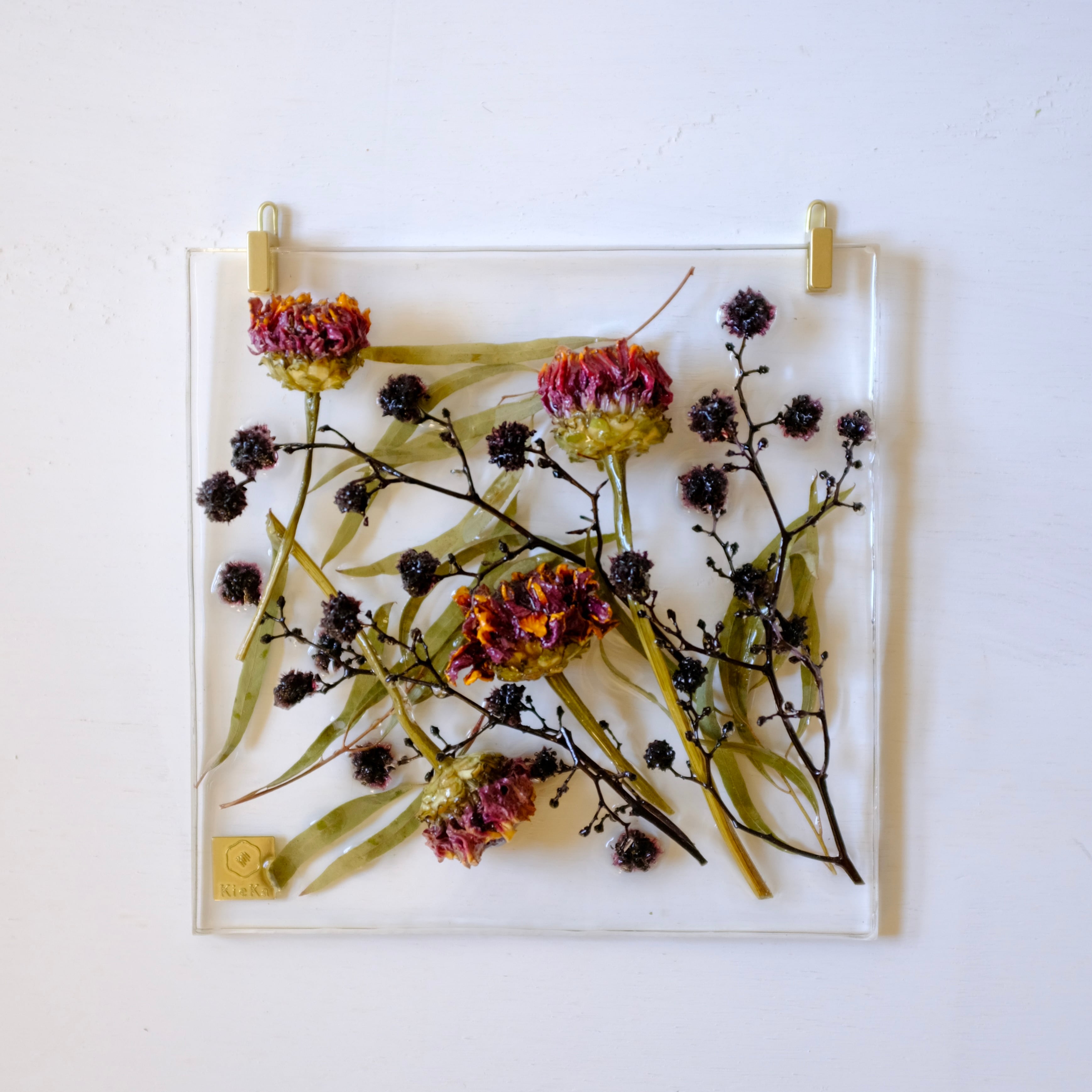 sumika dried flower square ジニアとスターリンジア | KieKa