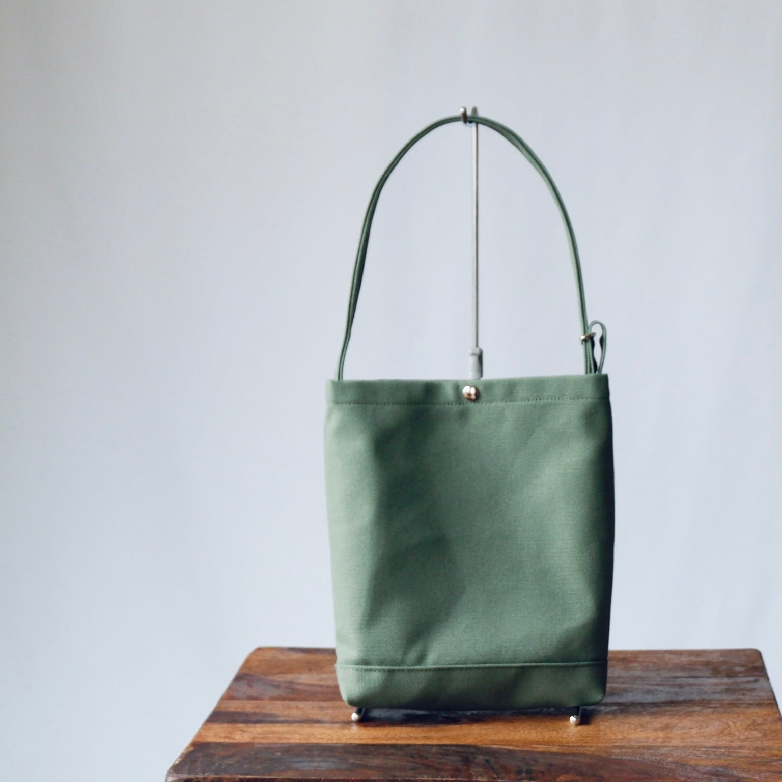 2wayワンショルダー ◇M◇モスグリーン◇倉敷帆布 | myu 2wayワンショルダー ◇M◇モスグリーン◇倉敷帆布 | myu