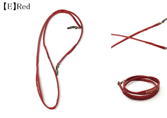 DIFFUSER 牛革 グラスコード ブレスレットコード SG1063 ディフューザー メガネ チェーン ストラップ ブレスレット イタリアンレザー 日本製-6枚目