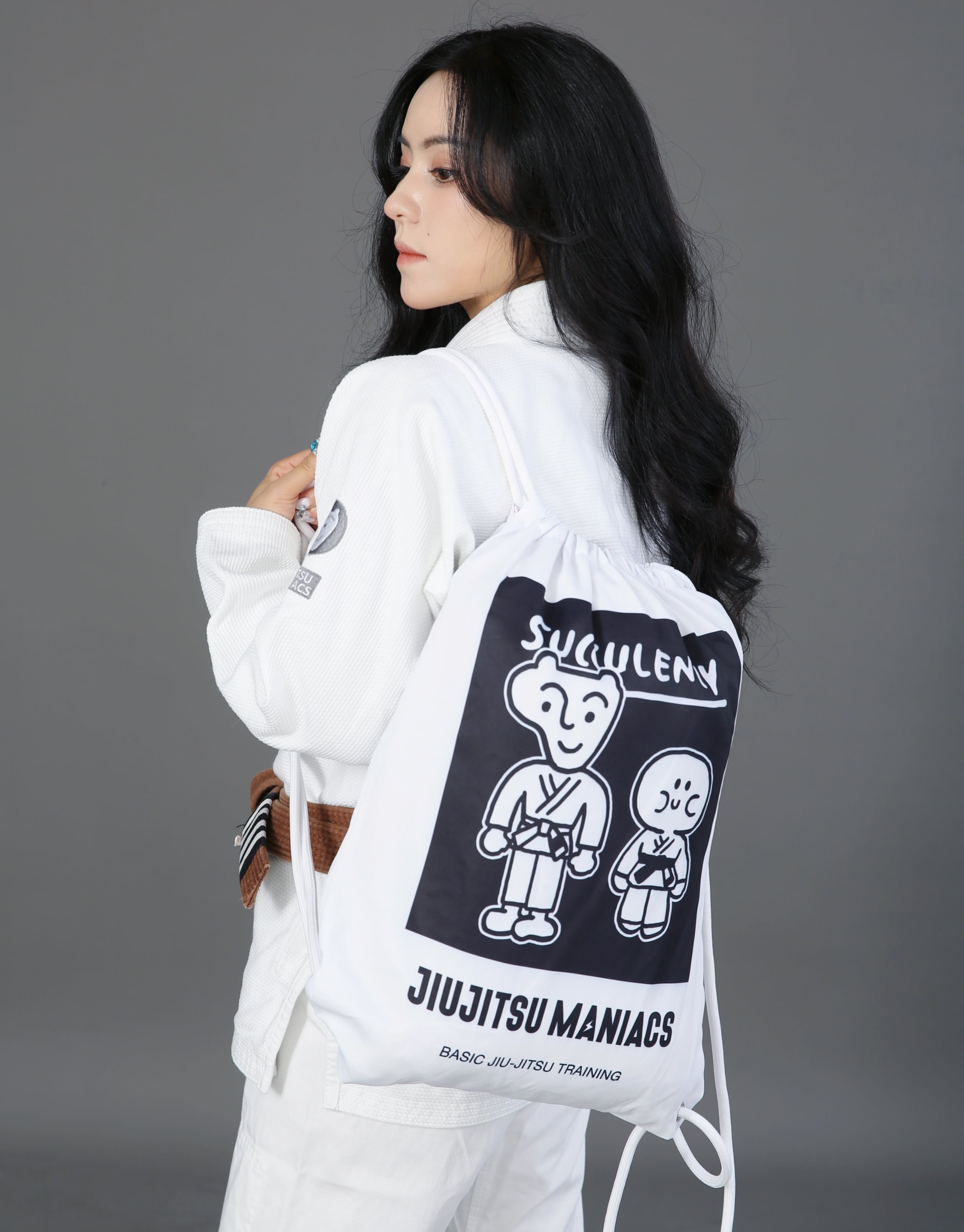 数量限定】SUCCULENCY x JIUJITSU MANIACS Basic 1.0 White | Fighting