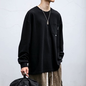 ★SIMPLE DESIGN ROUND NECK SWEATER　　　A0755