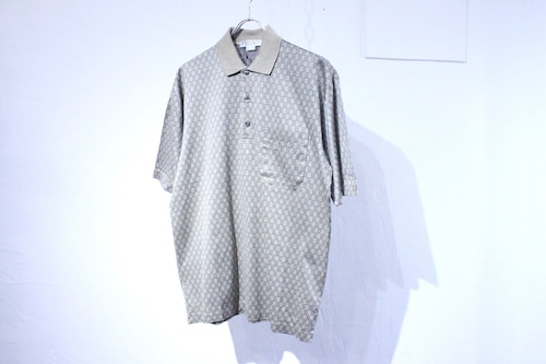 80s GIVECHY MUlti Pattern Polo-shirt ITALY製