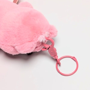 【 Care Bears(ケアベア)】 『 Love-A-Lot Bear ラブアロットベア 』ぬいぐるみキーホルダー / plush keyholder〚アメリカン雑貨 アメトイ〛