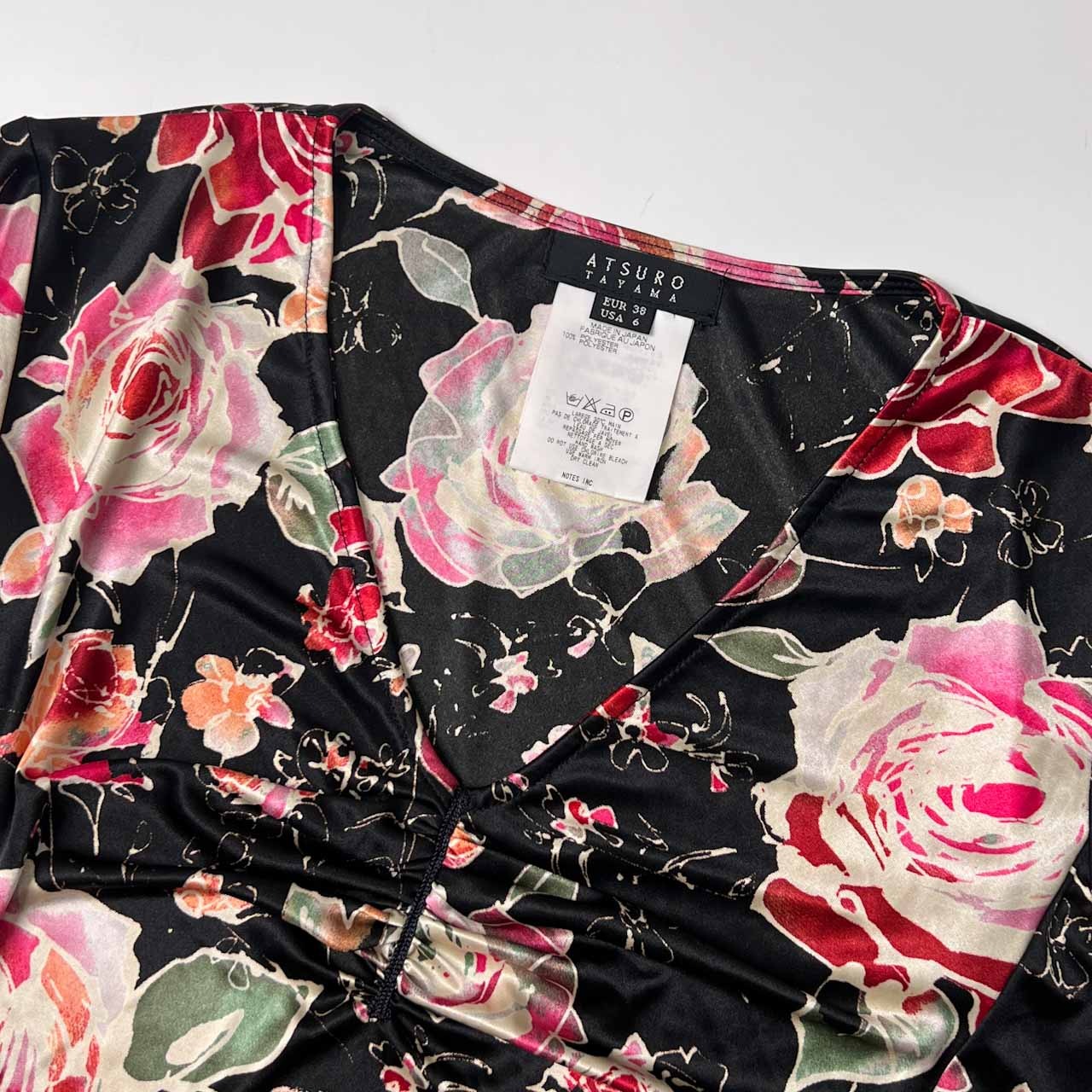ATSURO TAYAMA アツロウタヤマ バラ シャツ ブラウス EUR38/マルチ レディース