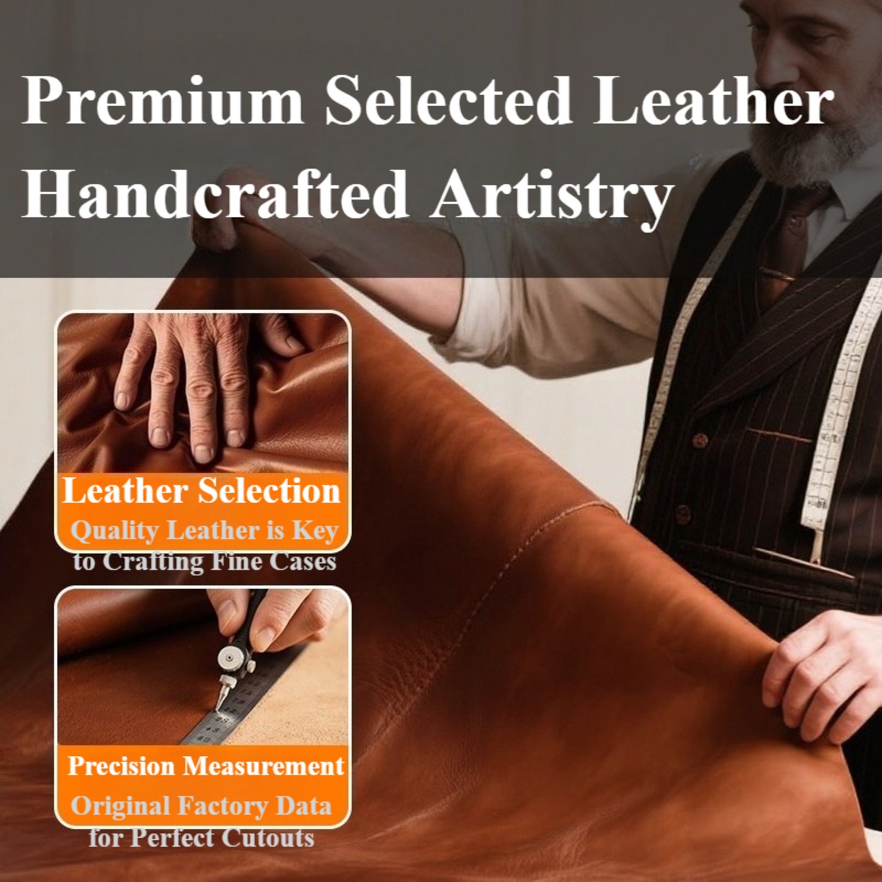 ◆iPhone 17/Pro/Pro Max◆ Genuine Leather Aluminum Kickstand Frameless Phone Case / 本革 アルミニウム スタンド フレームレス スマホケース