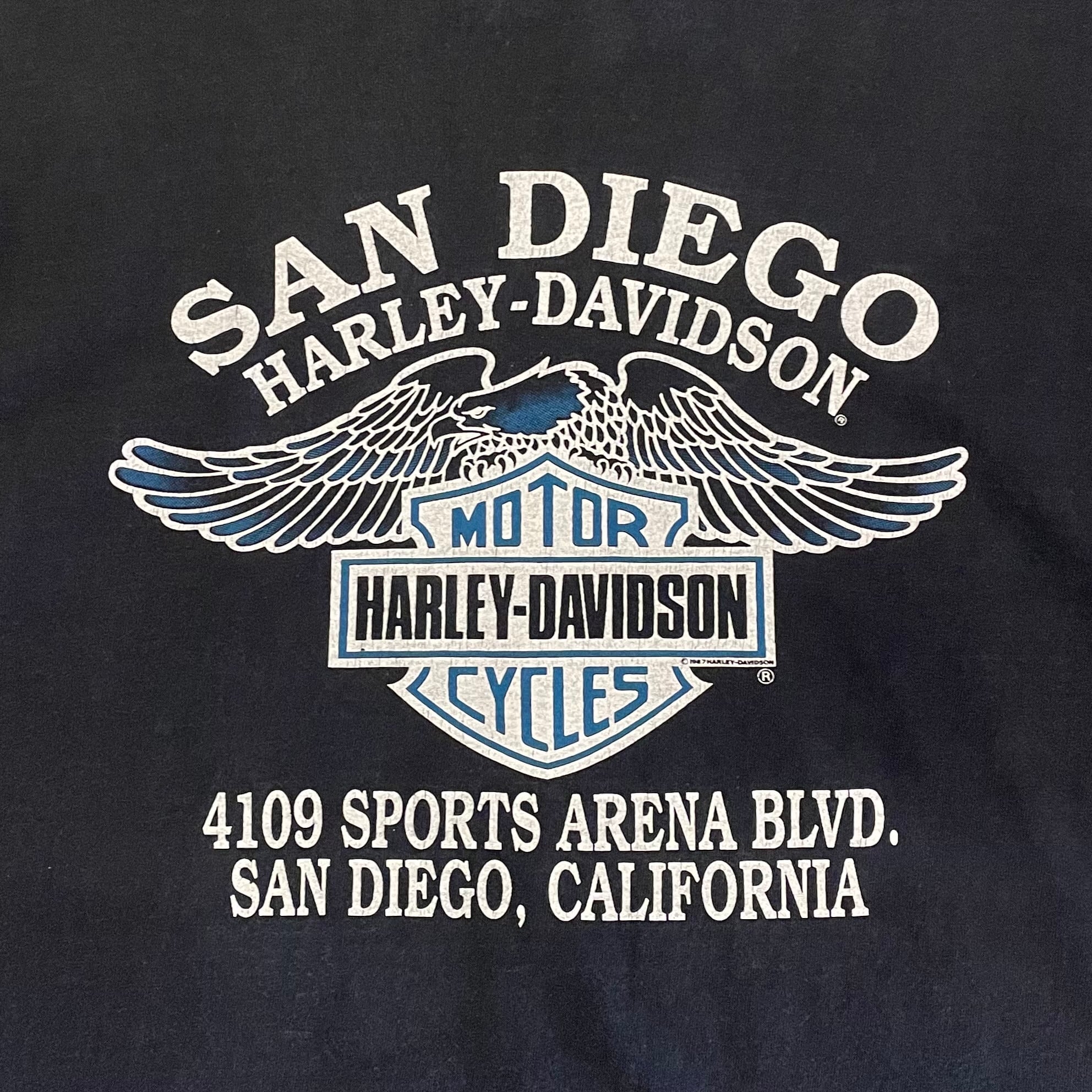 先住民&ハーレー】90's HARLEY-DAVIDSON T-shirt | PAY ID