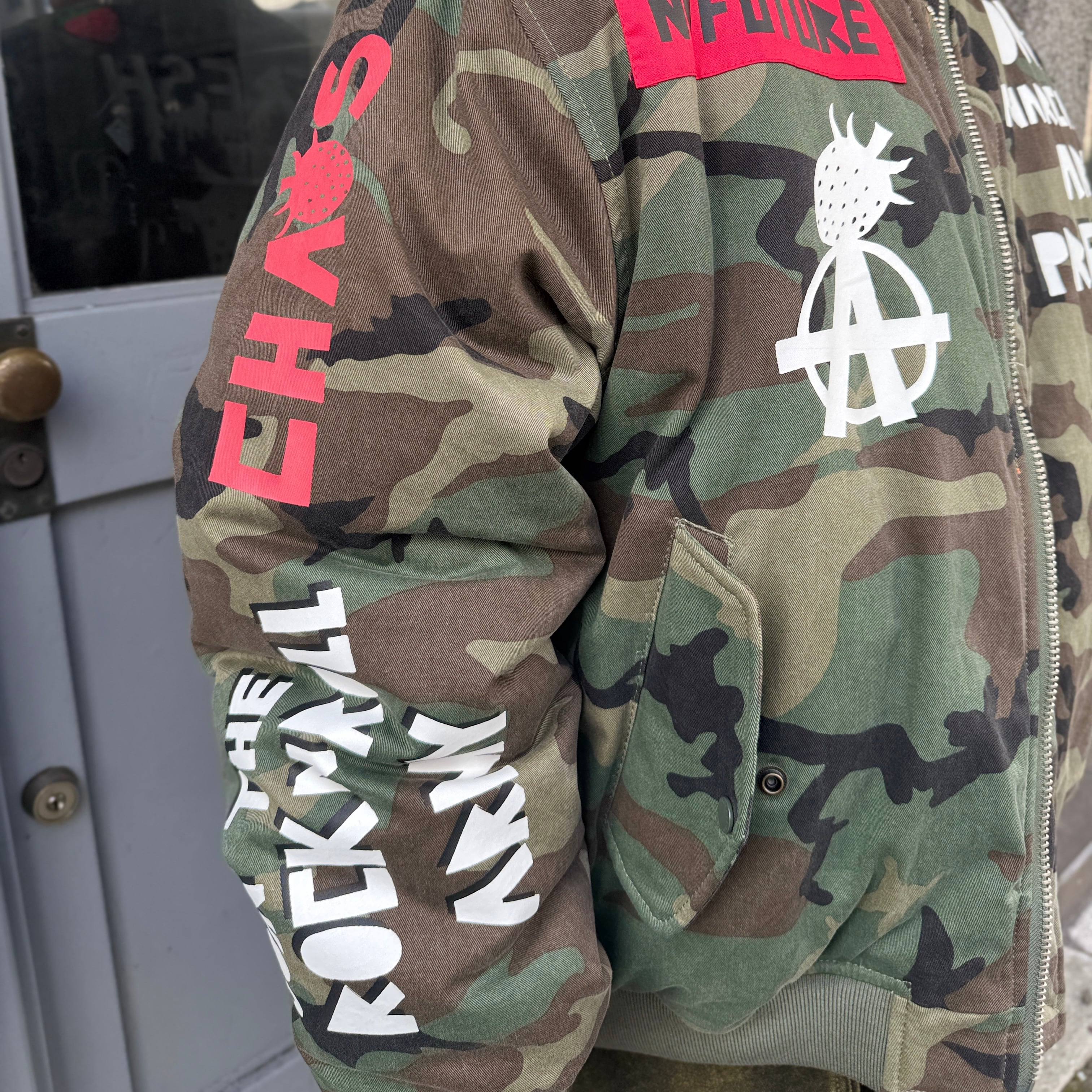KIDILL 25aw MA-1 中綿ジャケット 44 カモフラ柄 KAMIYA 2024-25AW MA-1ジャケット 秋冬コーディネート -FASCINATE