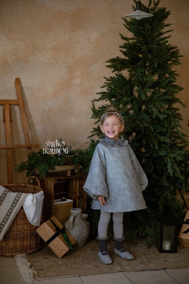 【予約商品】2025 冬新作 STUDIO NOUNOU スタジオヌヌ ローズワンピース