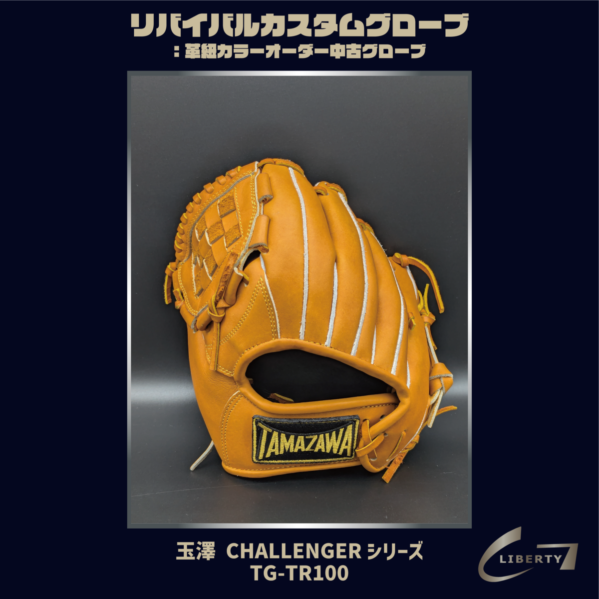 リハビリグローブ　中古 2025モデル・美品【硬軟兼用】玉澤 / TAMAZAWA TG-TR100 リバイバル