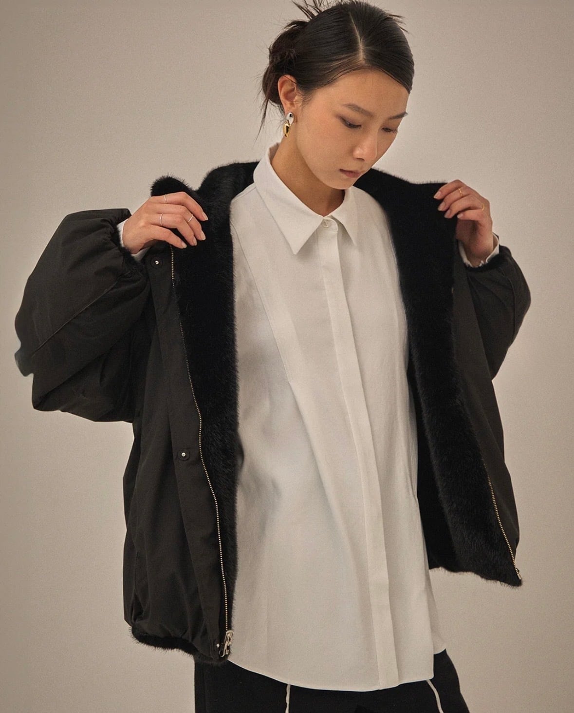 verseau ヴェルソー　リバーシブルファーブルゾン VERSEAU 】リバーシブルファーブルゾン | valance 福井｜レディース