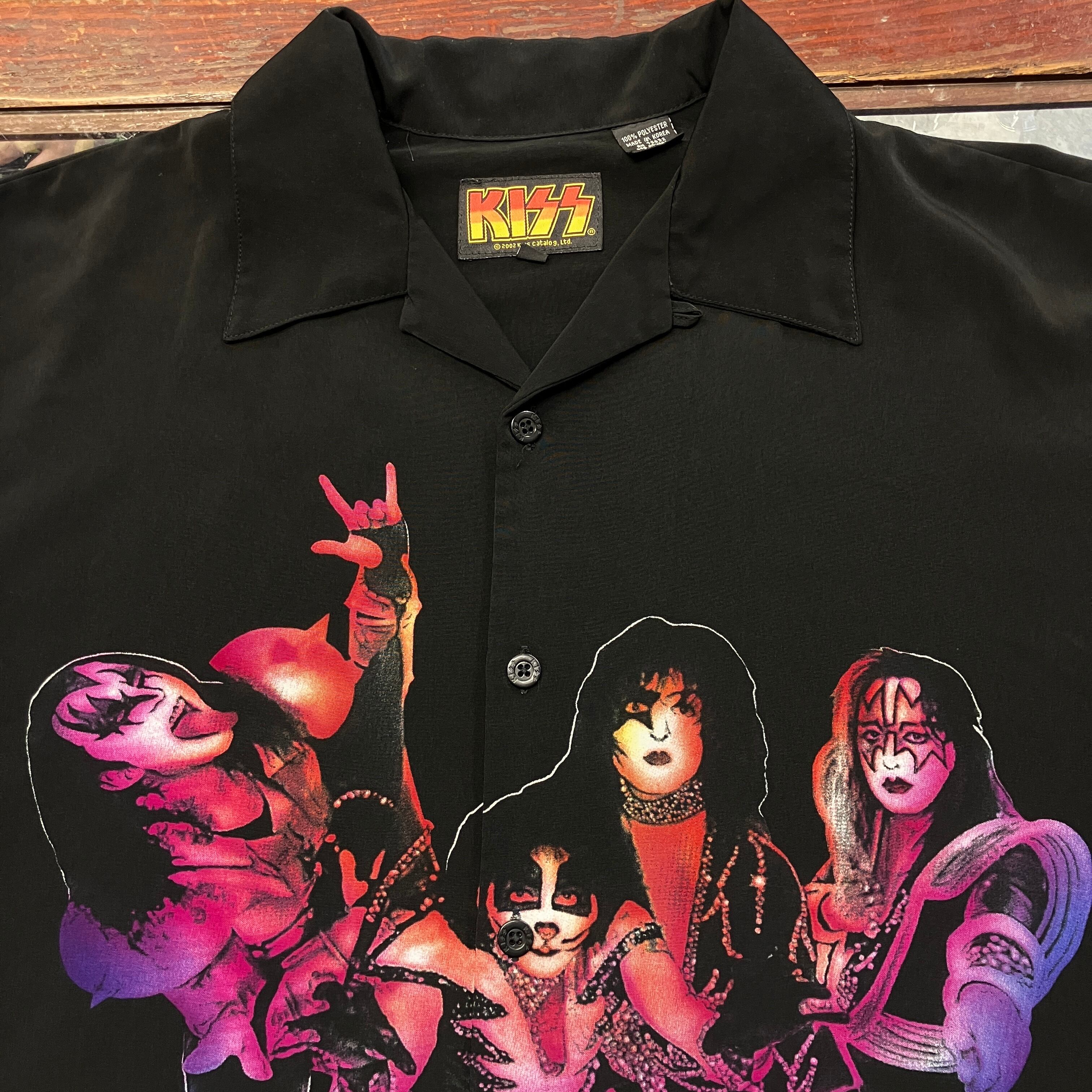 KISS OPEN COLLAR SHIRT 2002 L | safarionline