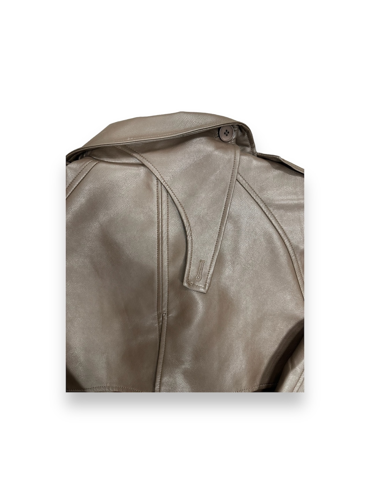 【PLANET STUDIO】leather long coat